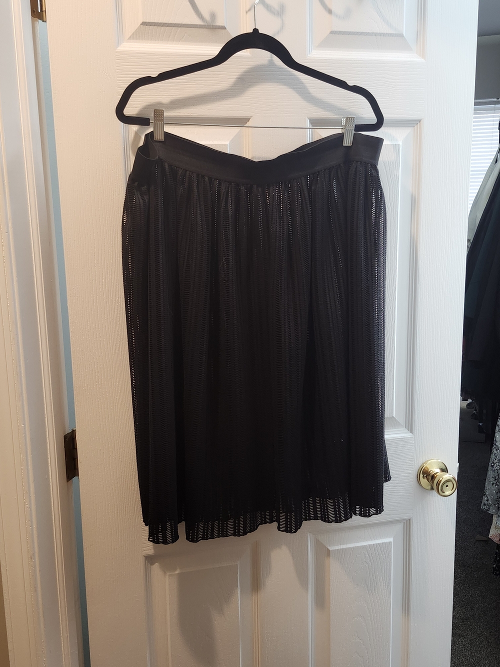 Torrid Black Pleated Midi Skirt - Women's Classic Style, 2 = 2X